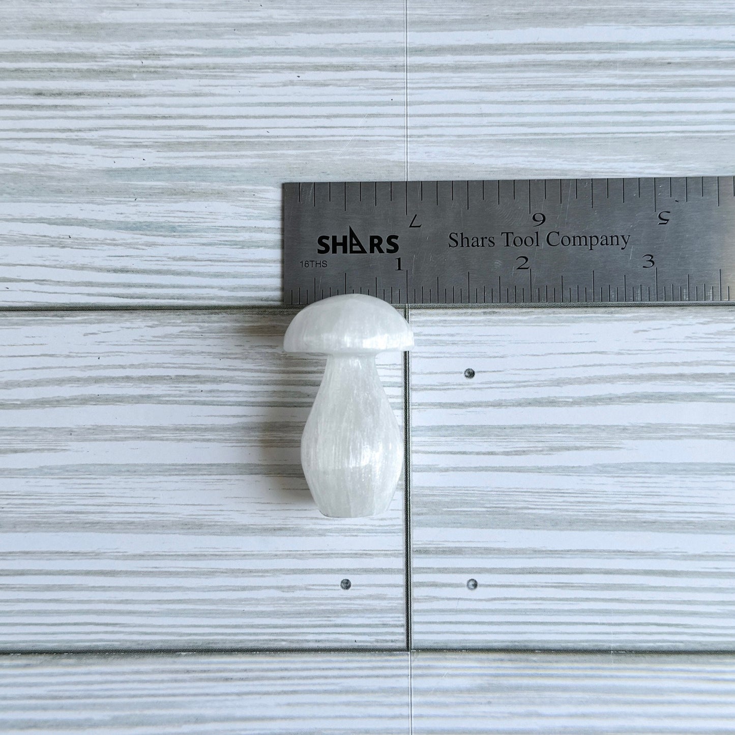 Selenite Mushroom Carving
