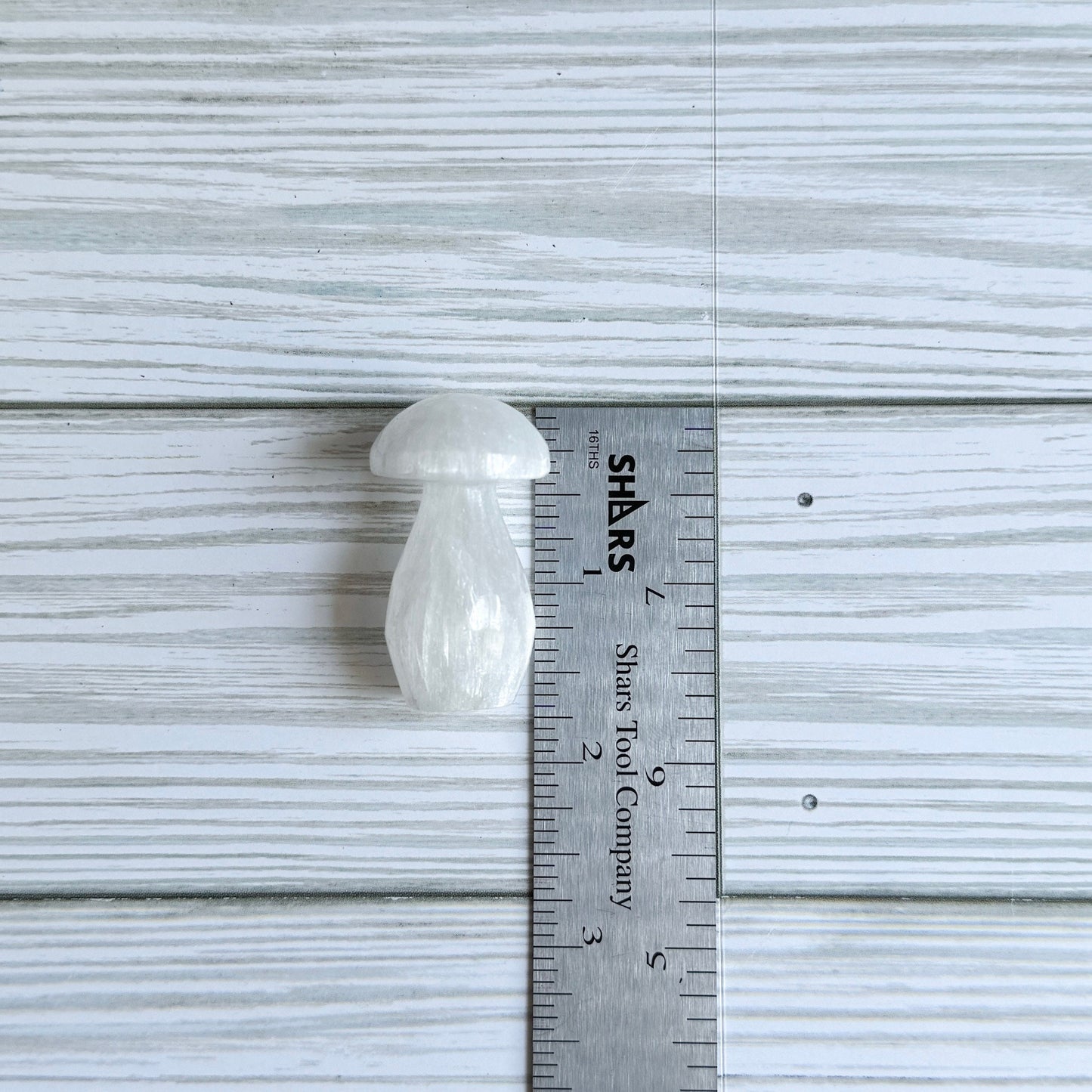 Selenite Mushroom Carving