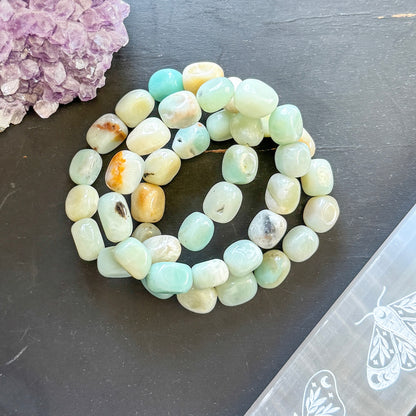 Amazonite Tumbled Stone Bracelet
