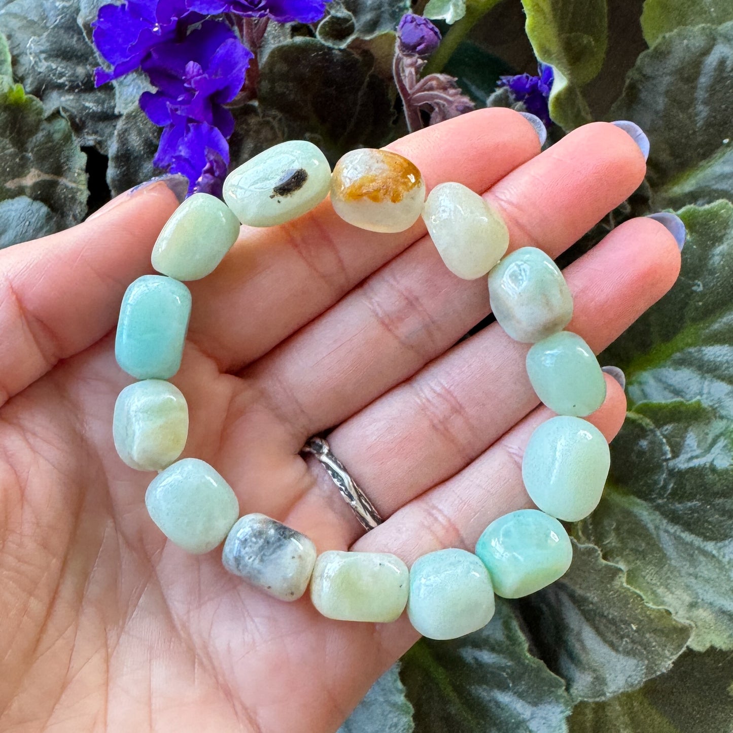 Amazonite Tumbled Stone Bracelet