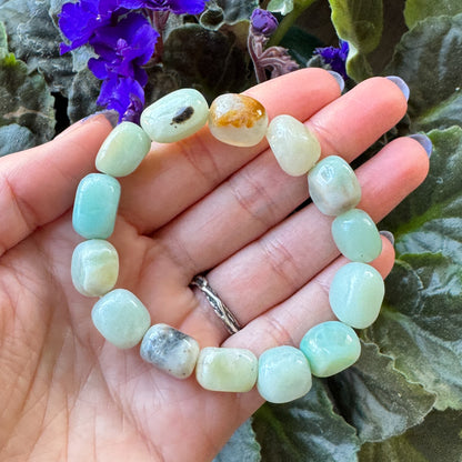 Amazonite Tumbled Stone Bracelet